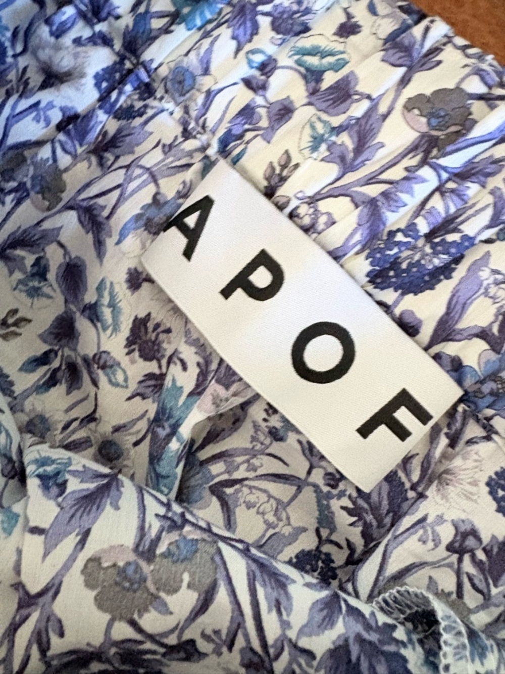 APOF Women’s Liberty Of London Betty Wrap Maxi Skirt Small S Purple Floral - Picture 4 of 7